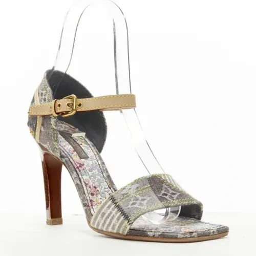 Pre-owned Denim heels , female, Sizes: 3 UK - Louis Vuitton Vintage - Modalova
