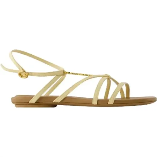 Pre-owned Leather sandals , female, Sizes: 4 UK - Jacquemus Pre-owned - Modalova