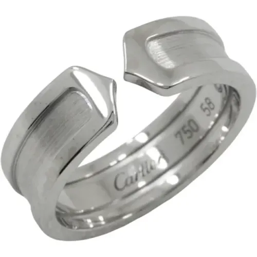 Pre-owned White Gold rings , female, Sizes: ONE SIZE - Cartier Vintage - Modalova