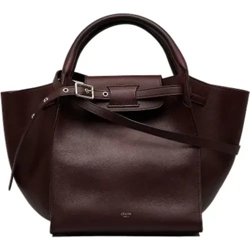 Pre-owned Leather celine-bags , female, Sizes: ONE SIZE - Celine Vintage - Modalova