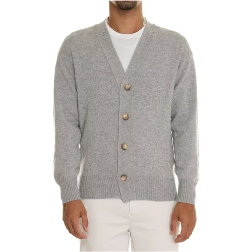 Stylischer Cardigan für Männer , Herren, Größe: 2XL - Gran Sasso - Modalova