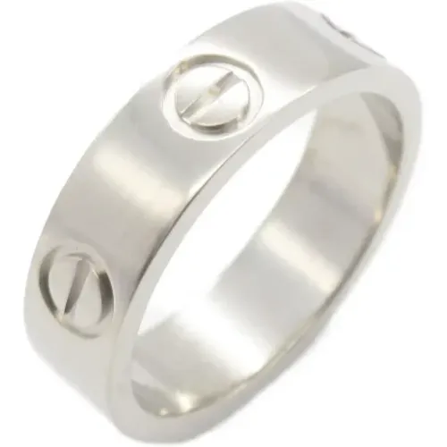 Pre-owned White Gold rings , female, Sizes: ONE SIZE - Cartier Vintage - Modalova