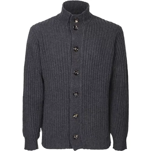 Men's Clothing Sweater Grey Aw23 , male, Sizes: XL, 2XL, L - Dell'oglio - Modalova