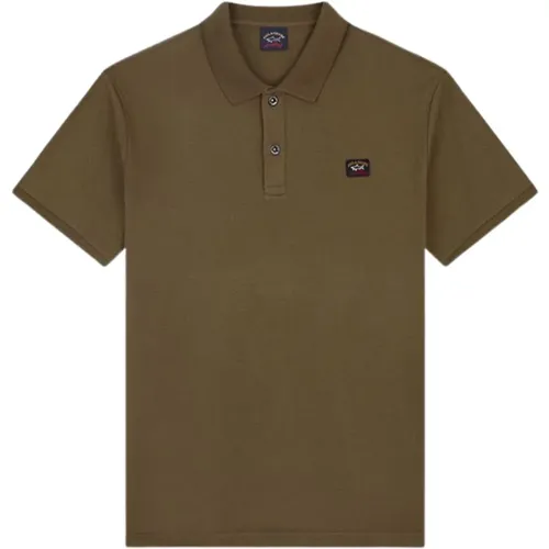 Cotton Polo Shirt with Badge , male, Sizes: 2XL, XL - PAUL & SHARK - Modalova