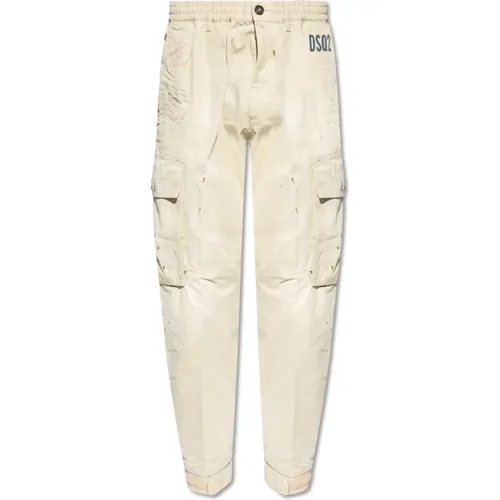 Cyprus cargo trousers , male, Sizes: L - Dsquared2 - Modalova
