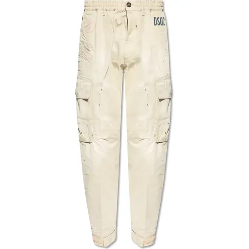 Cyprus cargo trousers , male, Sizes: XL, L - Dsquared2 - Modalova