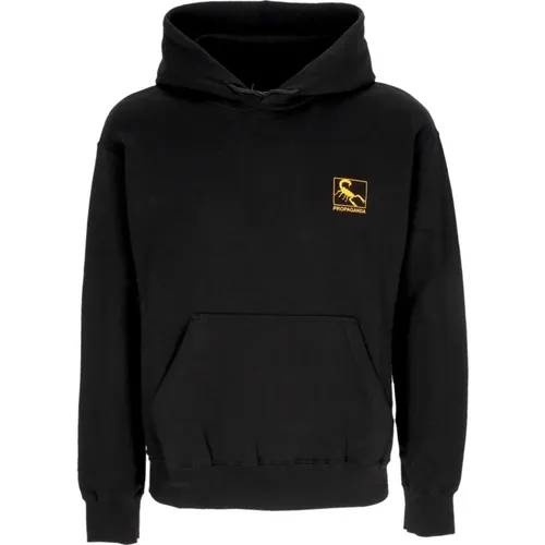 Schwarzer Hoodie mit Kängurutasche , Herren, Größe: M - Propaganda - Modalova