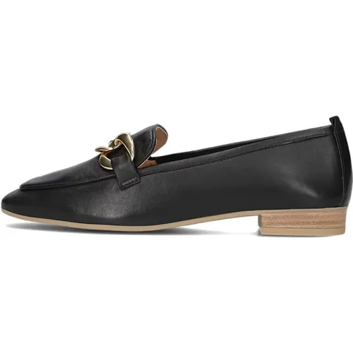 Schwarzer Loafer Buyo Trendy Accent , Damen, Größe: 40 EU - Unisa - Modalova