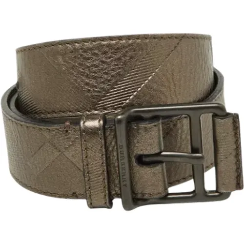 Pre-owned Leather belts , female, Sizes: ONE SIZE - Burberry Vintage - Modalova