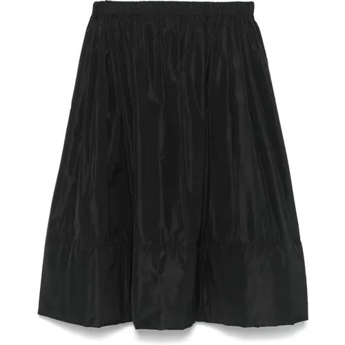 A-line Midi Skirt with Pockets , female, Sizes: XS, S - Fabiana Filippi - Modalova