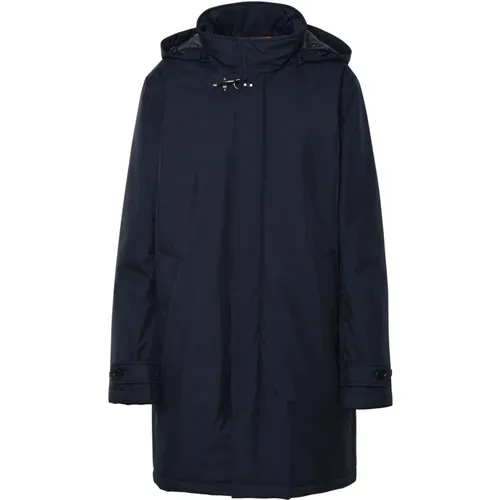 Waterproof Detachable Hood Puffer Jacket , male, Sizes: XL, L - Fay - Modalova