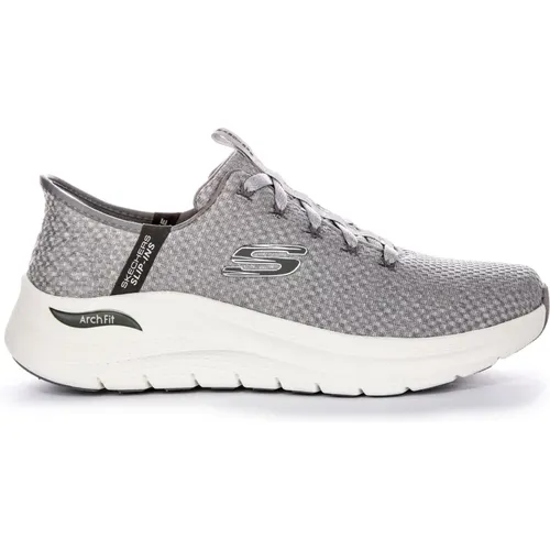 Arch Fit 2.0 Slip Ins Grey Men , male, Sizes: 9 UK, 13 1/2 UK, 8 UK - Skechers - Modalova