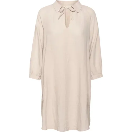 French Oak Linen Dress , female, Sizes: XL - Part Two - Modalova
