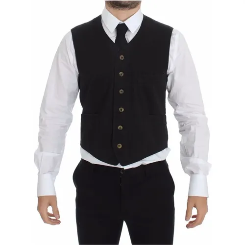 Suit Vests , Herren, Größe: S - Dolce & Gabbana - Modalova