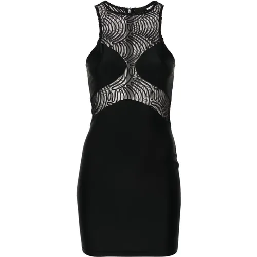 Sleeveless Dress with Round Neck , female, Sizes: S, M - Rotate Birger Christensen - Modalova