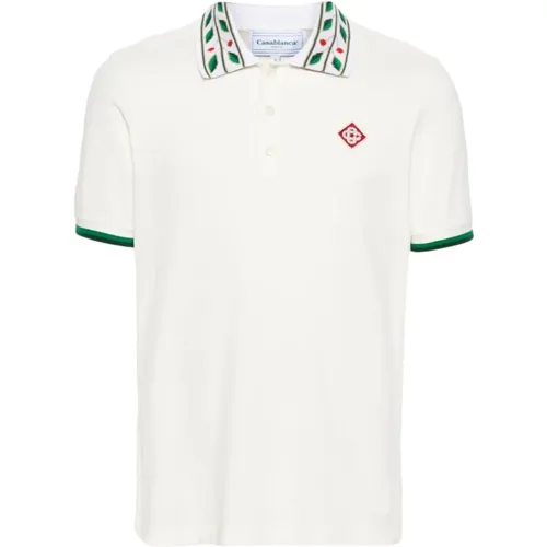 Clic Laurel Polo Shirt , male, Sizes: S, M, XL - Casablanca - Modalova