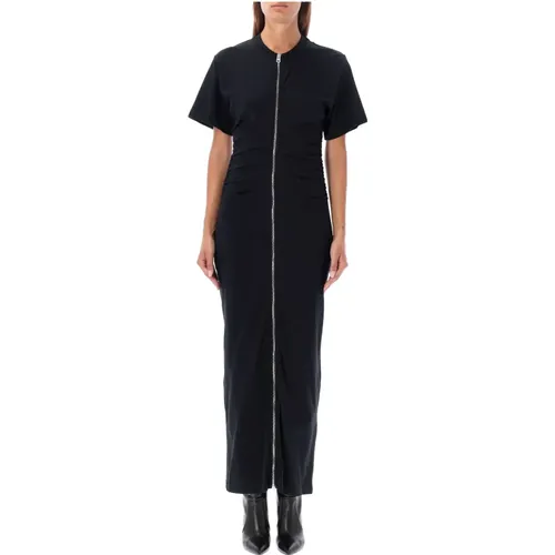 Zipped Long Dress Aw24 , female, Sizes: M, XS - Msgm - Modalova