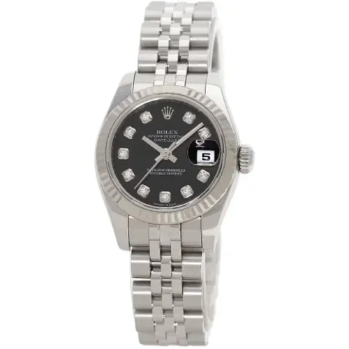 Pre-owned Stainless Steel watches , female, Sizes: ONE SIZE - Rolex Vintage - Modalova