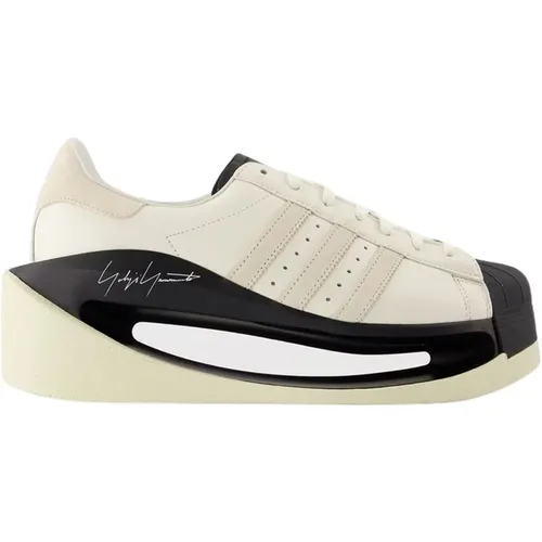 Leather Superstar Sneakers , male, Sizes: 6 UK, 7 UK, 8 UK, 7 1/2 UK, 5 1/2 UK, 4 1/2 UK - Y-3 - Modalova