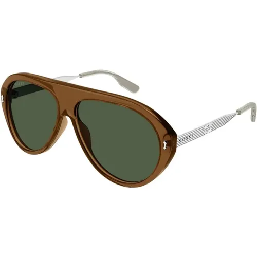Braun Grün Sonnenbrille Gg1515S 003 - Gucci - Modalova