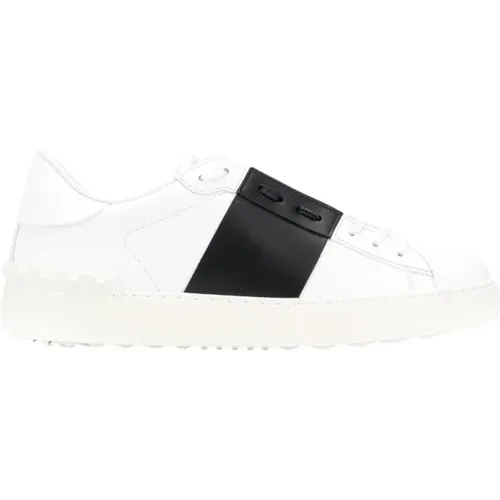 Weiße Sneakers mit Gummistollen , Damen, Größe: 36 EU - Valentino Garavani - Modalova