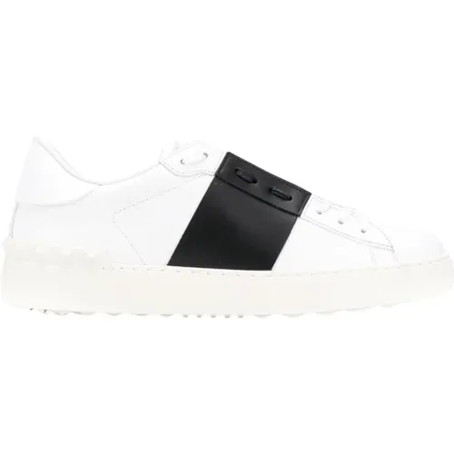 Weiße Sneakers mit Gummistollen , Damen, Größe: 37 EU - Valentino Garavani - Modalova