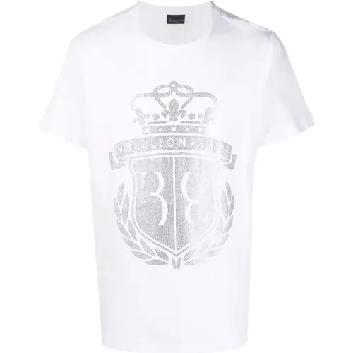 Weißes Casual Rundhals T-Shirt,T-Shirts - Billionaire - Modalova