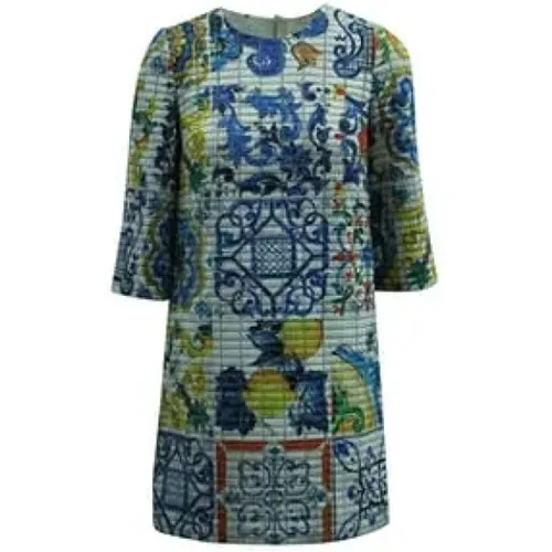 Pre-owned Polyester dresses , female, Sizes: 2XS - Dolce & Gabbana Pre-owned - Modalova