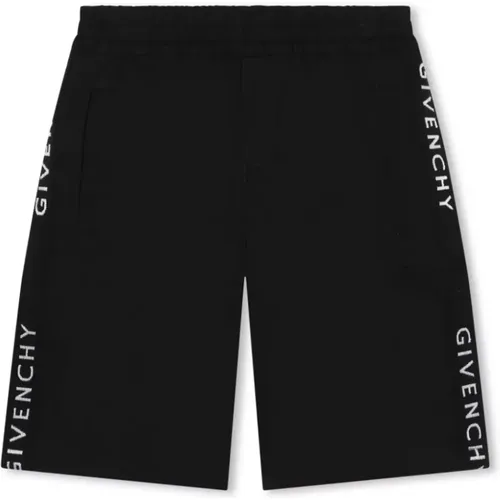 Schwarze Shorts für Jungen - Givenchy - Modalova