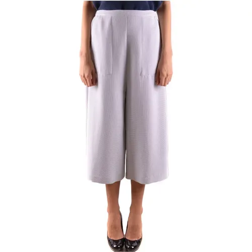 Cropped Trousers for Women , female, Sizes: S - Armani - Modalova