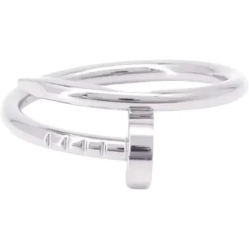 Pre-owned White Gold rings , female, Sizes: ONE SIZE - Cartier Vintage - Modalova