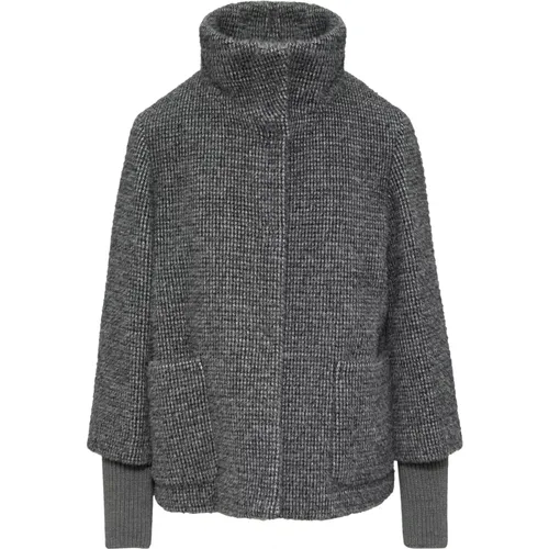 Gemütliche Strickbündchen Outdoor-Jacke , Damen, Größe: L - s.Oliver - Modalova