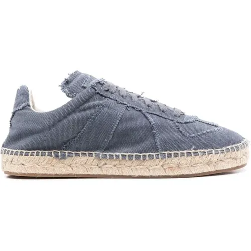 Blaue Elegante Geschlossene Turnschuhe Sneakers - Maison Margiela - Modalova