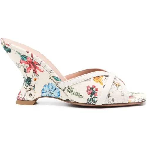 Patterned Floral Print Sandals , female, Sizes: 3 UK - Malone Souliers - Modalova