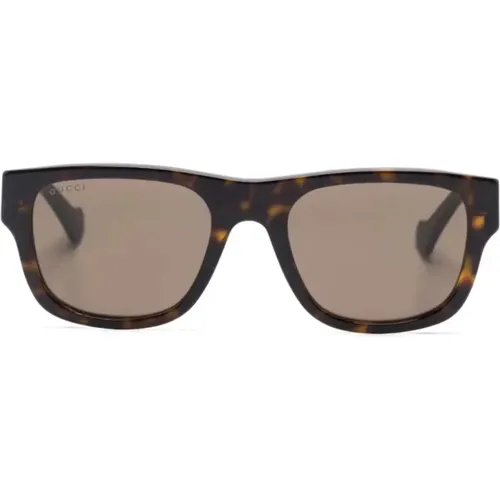 Sleek Sunglasses for Men , male, Sizes: ONE SIZE - Gucci - Modalova