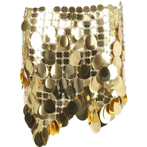 Golden Paillette Chain Skirt , female, Sizes: XS, S - Paco Rabanne - Modalova