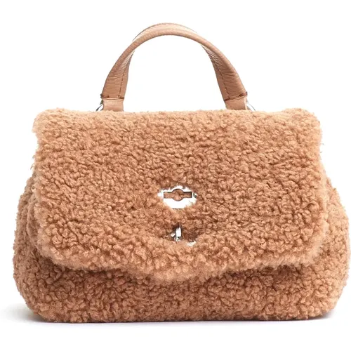 Baby Dolly Teddy Leder Tasche - Zanellato - Modalova