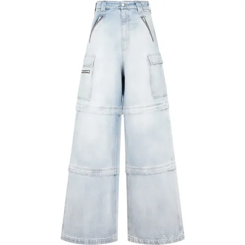 Light Transformer Baggy Jeans , female, Sizes: W24 - Vetements - Modalova