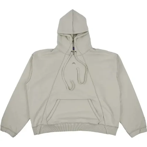 Beiger Millbank Hoodie mit Kordelkapuze - A-COLD-WALL - Modalova