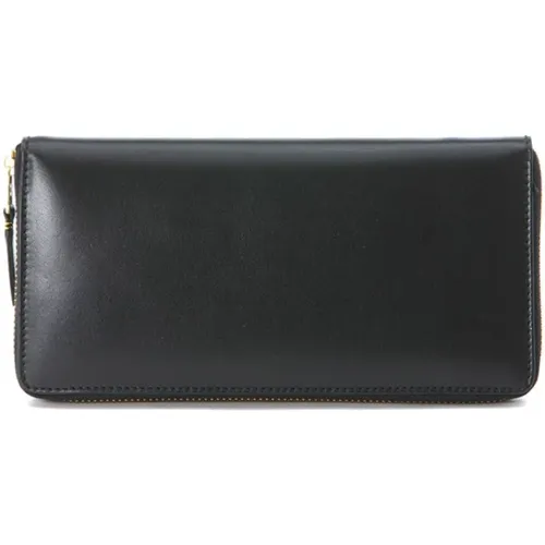 Leather Wallet with U-shaped Zipper , unisex, Sizes: ONE SIZE - Comme des Garçons - Modalova