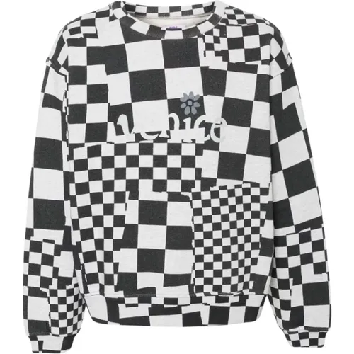 Sweater mit Karomuster ERL - ERL - Modalova