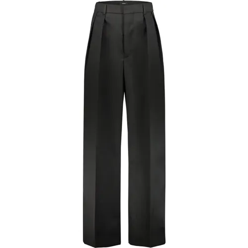 Low Rise Tuxedo Trousers , female, Sizes: XS, S - Wardrobe.nyc - Modalova