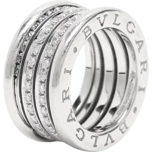 Pre-owned White Gold rings , female, Sizes: ONE SIZE - Bvlgari Vintage - Modalova