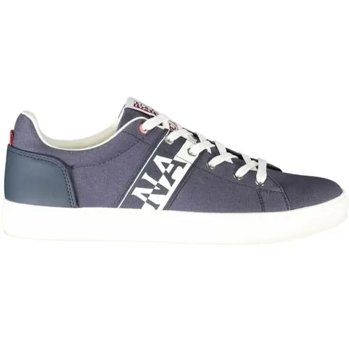 Polyester Sneaker Lace-up Closure , male, Sizes: 8 UK, 7 UK, 6 UK, 12 UK, 9 UK, 11 UK, 10 UK - Napapijri - Modalova