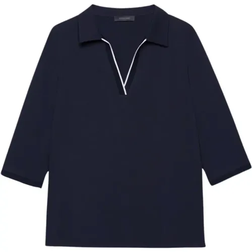 Stylish Polo Shirt , female, Sizes: L, S - Elena Mirò - Modalova