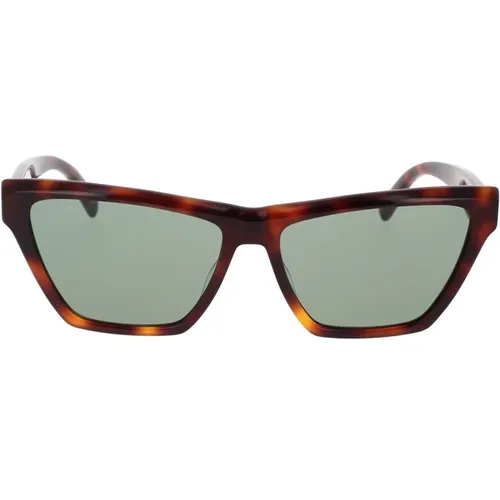 Ikone Monogram SL M103 Sonnenbrille , Damen, Größe: 58 MM - Saint Laurent - Modalova