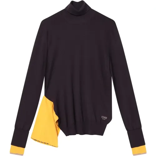 Stilvoller Rollkragenpullover Fendi - Fendi - Modalova