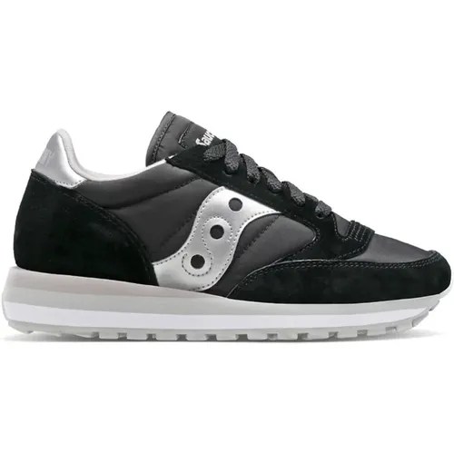 Schwarz/Silber Sneakers für Frauen , Damen, Größe: 37 EU - Saucony - Modalova