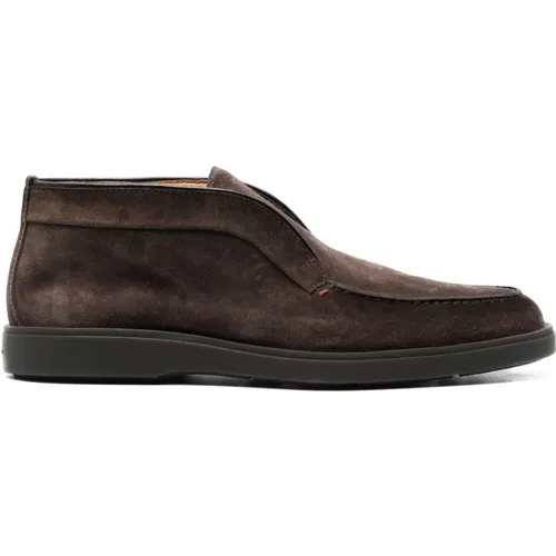 Classic Suede Desert Boots , male, Sizes: 9 UK, 7 UK, 8 UK - Santoni - Modalova