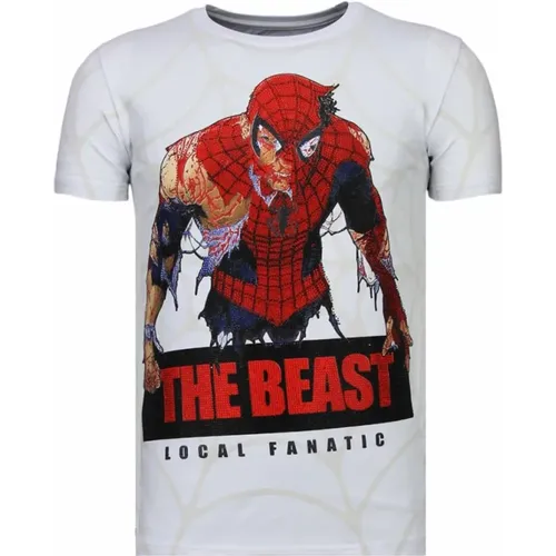 The Beast Spider Man - Herren T-Shirt - 13-6228W - Local Fanatic - Modalova